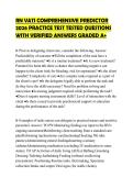 RN VATI COMPREHENSIVE PREDICTOR 2026 PRACTICE TEST TESTED QUESTIONS WITH VERIFIED ANSWERS GRADED A&plus;
