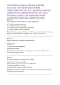 PNLE Medical-Surgical Nursing Reviewer 2025&sol;2026 &ndash; Advanced Adult Health Comprehensive Exam Prep &vert; High-Yield Practice Questions with Verified Answers & Detailed Rationales &vert; Philippine Nursing Licensure Examination &lpar;Board Exam&rpar; Success Guide