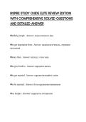 NSPIRE STUDY GUIDE ELITE REVIEW EDITION WITH COMPREHENSIVE SOLVED QUESTIONS AND DETAILED ANSWER