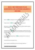 RCSC 3003 MIDTERM EXAM QUESTIONS AND ANSWERS GRADED A&plus; 2025&sol;2026