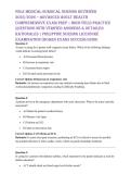 PNLE Medical-Surgical Nursing Reviewer 2025&sol;2026 &ndash; Advanced Adult Health Comprehensive Exam Prep &vert; High-Yield Practice Questions with Verified Answers & Detailed Rationales &vert; Philippine Nursing Licensure Examination &lpar;Board Exam&rpar; Success Guide