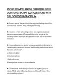 RN VATI COMPREHENSIVE PREDICTOR GREEN LIGHT EXAM SCRIPT 2026 QUESTIONS WITH FULL SOLUTIONS GRADED A&plus;