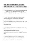 NSPN 7150 COMPREHENSIVE EXAM 2026 QUESTIONS AND SOLUTIONS 100&percnt; CORRECT