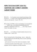 NSPN 7150 EXAM SCRIPT 2026 FULL QUESTIONS AND CORRECT ANSWERS ALREADY PASSED