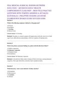 PNLE Medical-Surgical Nursing Reviewer 2025&sol;2026 &ndash; Advanced Adult Health Comprehensive Exam Prep &vert; High-Yield Practice Questions with Verified Answers & Detailed Rationales &vert; Philippine Nursing Licensure Examination &lpar;Board Exam&rpar; Success Guide