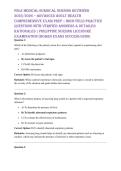 PNLE Medical-Surgical Nursing Reviewer 2025&sol;2026 &ndash; Advanced Adult Health Comprehensive Exam Prep &vert; High-Yield Practice Questions with Verified Answers & Detailed Rationales &vert; Philippine Nursing Licensure Examination &lpar;Board Exam&rpar; Success Guide