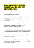 NST2601 ASSIGNMENT 02 MARKED EXAMPREP 2026 TEST BANK WITH ACCURATE ANSWERS