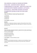 PNLE Medical-Surgical Nursing Reviewer 2025&sol;2026 &ndash; Advanced Adult Health Comprehensive Exam Prep &vert; High-Yield Practice Questions with Verified Answers & Detailed Rationales &vert; Philippine Nursing Licensure Examination &lpar;Board Exam&rpar; Success Guide