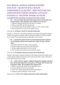 PNLE Medical-Surgical Nursing Reviewer 2025&sol;2026 &ndash; Advanced Adult Health Comprehensive Exam Prep &vert; High-Yield Practice Questions with Verified Answers & Detailed Rationales &vert; Philippine Nursing Licensure Examination &lpar;Board Exam&rpar; Success Guide