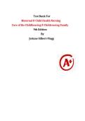 Test Bank for Maternal & Child Health Nursing 9th Edition by Silbert-Flagg &ndash; Complete PDF