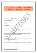 SEVI UNIT 1 EXAM QUESTIONS AND ANSWERS GRADED A&plus; 2025&sol;2026