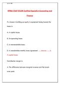 HFMA CSAF Exam Prep 2025 &vert; Certified Specialist Accounting & Finance Study Guide