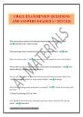 UHAUL EXAM REVIEW QUESTIONS AND ANSWERS GRADED A&plus; 2025&sol;2026