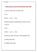 Traffic Supervisor Exam Prep 2026-2027 &vert; Study Guide & Formula Answers