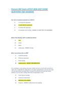 Pearson RBT Exam LATEST 2026-2027 EXAM QUESTIONS AND ANSWERS