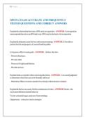OPOTA EXAM ACCURATE AND FREQUENTLY TESTED QUESTIONS AND CORRECT ANSWERS 