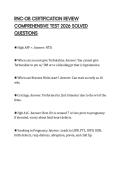 RNC-OB CERTIFICATION REVIEW COMPREHENSIVE TEST 2026 SOLVED QUESTIONS