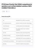  PTCB Exam Practice Test &lpar;2026&rpar; comprehensive questions and verified detailed solutions  &vert;100&percnt; CORRECT&excl;&excl;&vert;SCORE A&plus;