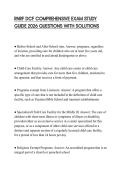 RNRF DCF COMPREHENSIVE EXAM STUDY GUIDE 2026 QUESTIONS WITH SOLUTIONS