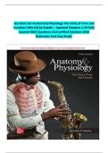 Complete Test Bank for Anatomy and Physiology The Unity of Form and Function 10th Edition by Kenneth S&period; Saladin &vert;&vert; &vert; Chapter 1-29 &vert; All Chapters with Answers and Rationales With Case Study&period;