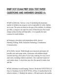 RNRF DCF EXAM PREP 2026 TEST PAPER QUESTIONS AND ANSWERS GRADED A&plus;