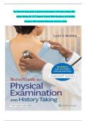 Complete Test Bank For Bates&rsquo; Guide to Physical Examination and History Taking &lpar;13th Edition&comma; Bickley&rpar; &ndash; Complete Test Bank with Questions and Answers With Rationales And Case Study&period;