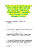 DBIA Contracts & Risk Management  EXAM STUDY GUIDE 2026&sol;2027  COMPLETE QUESTIONS WITH  VERIFIED CORRECT ANSWERS &vert;&vert;  100&percnt; GUARANTEED PASS  <NEWEST VERSION> 