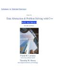 Data Abstraction & Problem Solving with C&plus;&plus;