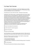 Car Sales Test &mdash; Colorado Practice Exam &lpar;1&rpar;