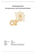 Moduleopdracht Kernprocessen van functioneel beheer