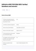 INDIANA MPJE FOR 2026 100&percnt; Verified Questions And Answers