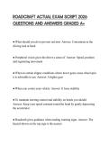 ROADCRAFT ACTUAL EXAM SCRIPT 2026 QUESTIONS AND ANSWERS GRADED A&plus;