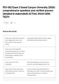 PSY-362 Exam 2 Grand Canyon University &lpar;2026&rpar; comprehensive questions and verified answers &lpar;detailed & elaborated&rpar; ACTUAL EXAM 2026 TEST&excl;&excl;