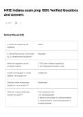 Package deal&colon;&colon;Indiana MPJE Actual Exam Questions And Answers Latest Updated 2026 &lpar;Graded A&plus;&rpar;