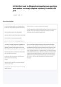 NCSBN Test bank 16-30 update&vert;comprehensive questions and verified answers &lpar;complete solutions&rpar; Exam&vert;GRADE A&plus;&excl;&excl;
