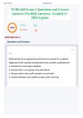 NURS 660 Exam 1 Questions and Correct Answers &lpar;Verified Answers&rpar; &vert; Graded A&plus; 2026 Update