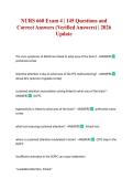 NURS 660 Exam 4 &vert; 145 Questions and Correct Answers &lpar;Verified Answers&rpar; &vert; 2026 Update