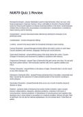 NU670 Quiz 1 Review Questions and Answers 100&percnt; Correct