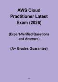 AWS Cloud Practitioner Latest Exam &ndash; Complete Practice Test & Study Guide &vert; Updated Certification Prep