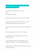 OSHA 511 General Industry Exam with Questions and Answers