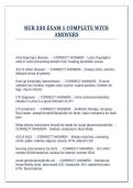 NUR 330 EXAM 1 COMPLETE WITH ANSWERS