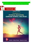Test Bank Foundations of Physical Education&colon; Exercise Science and &Tab; Sport&comma; 21st Edition by Jennifer Walton-Fisette&comma; Deborah Wuest&period;     
