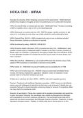 HCCA CHC - HIPAA NEWEST 2026&sol;2027 ACTUAL EXAM COMPLETE QUESTIONS AND CORRECT DETAILED ANSWERS &lpar;VERIFIED ANSWERS&rpar; &vert;ALREADY GRADED A&plus;&vert;&vert;BRAND NEW&excl;&excl;