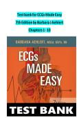 ECGs Made Easy 7th Edition Barbara Aehlert Test Bank &ndash; Brand New&excl;&excl;&excl; Already Graded A&plus;
