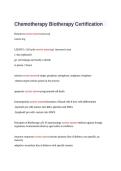 Chemotherapy Biotherapy Certification &ndash; Oncology Nursing Exam Preparation and Study Guide