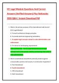 ICC Legal Module Questions And Correct  Answers &lpar;Verified Answers&rpar; Plus Rationales  2026 Q&A &vert; Instant Download Pdf 