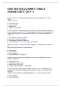 CMN 350 EXAM 2 QUESTIONS & ANSWERS&lpar;RATED A&plus;&rpar;