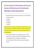 ICC Fire Inspector II &lpar;FII&rpar; Questions And Correct  Answers &lpar;Verified Answers&rpar; Plus Rationales  2026 Q&A &vert; Instant Download Pdf