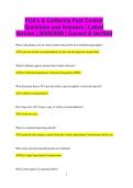 PCA's & California Pest Control Questions and Answers &vert; Latest Version &vert; 2025&sol;2026 &vert; Correct & Verified