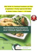 Test Bank for Nutritional Foundations and Clinical Applications&colon; A Nursing Approach 8th Edition &vert; Michele Grodner&comma; Sylvia Escott-Stump & Lori Giddens &vert; Latest Update 2026 Exam Prep &ndash; 100&percnt; PASS GUARANTEE